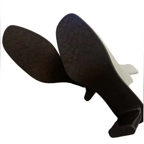 ^NWOT Women’s Coach Geneva Chalk Bootie – Sz 9 - Picture 8 of 9